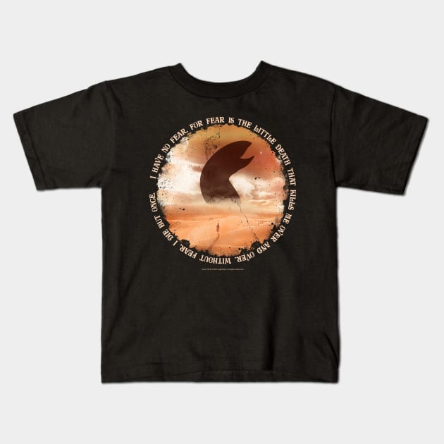 Visit Arrakis Kids T-Shirt by Dream Artworks